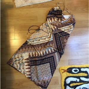 Lost + Wander spaghetti strap midi dress